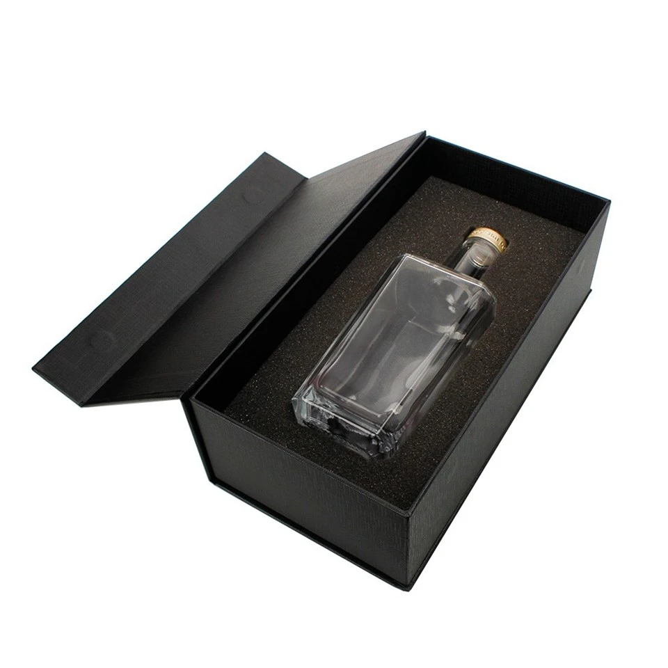 High Quality Customized Paper Gift Box Cardboard Box For Liquor Wine Bottle Packing suppliers